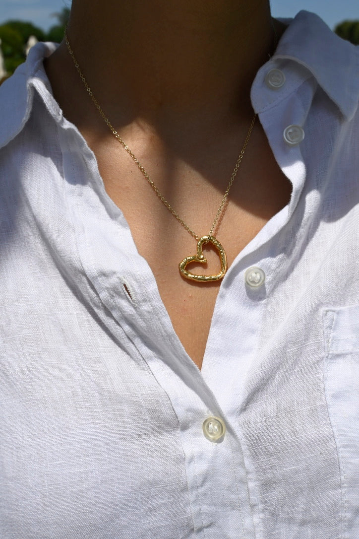 Infiniti Tilt Gold Pendant