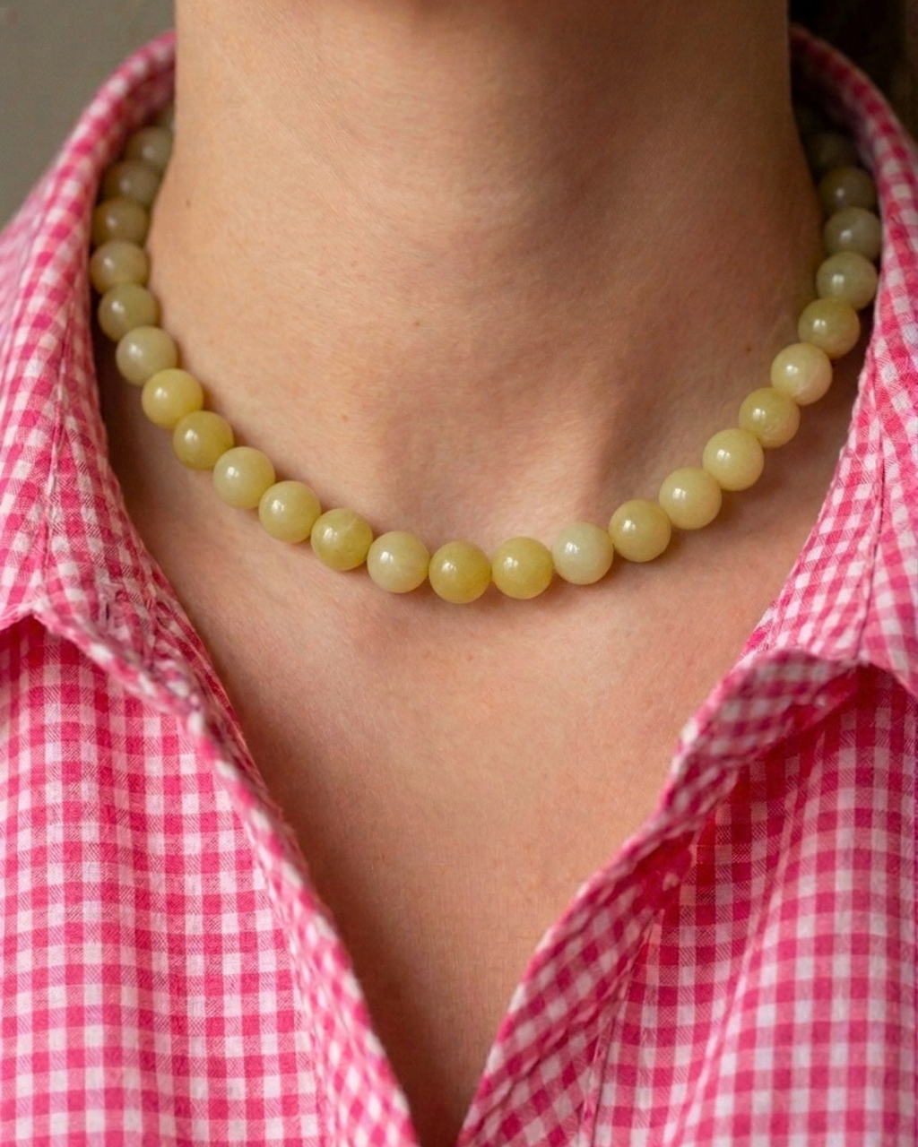 Collar Agata Verde