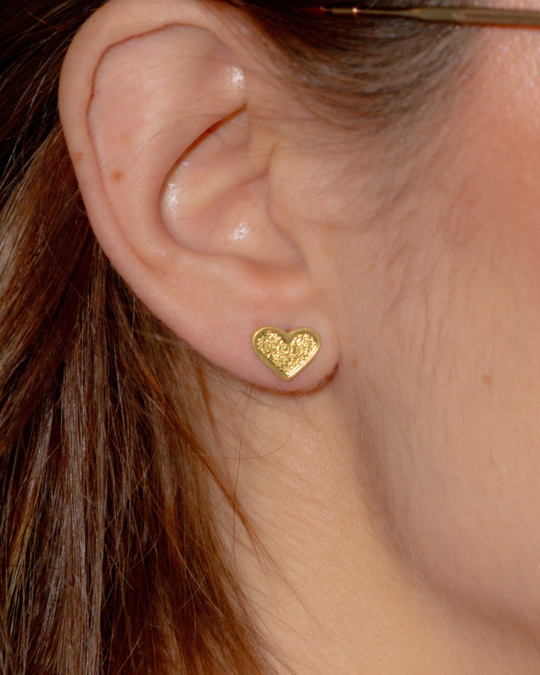 Aretes Corazón Perfil