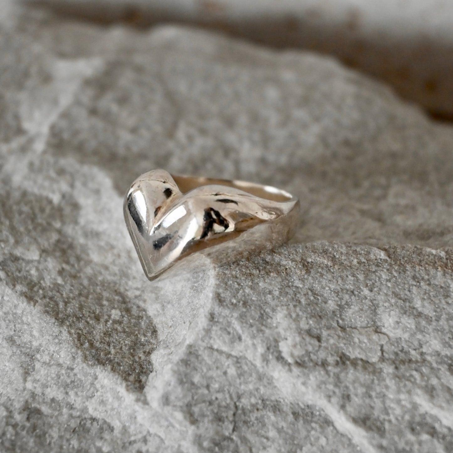 Anillo Chunky Heart