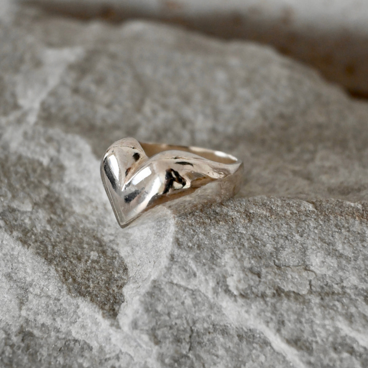 Anillo Chunky Heart