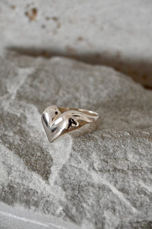 Anillo Chunky Heart