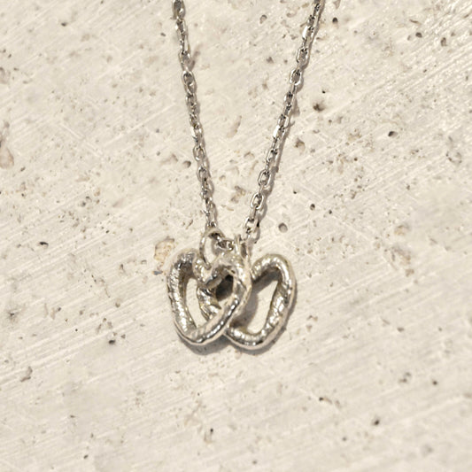 Cadena Infiniti Double Heart