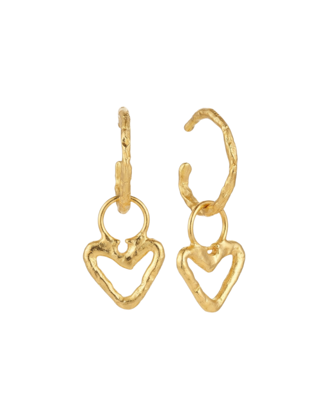 Aretes Infiniti Hoop Hearts